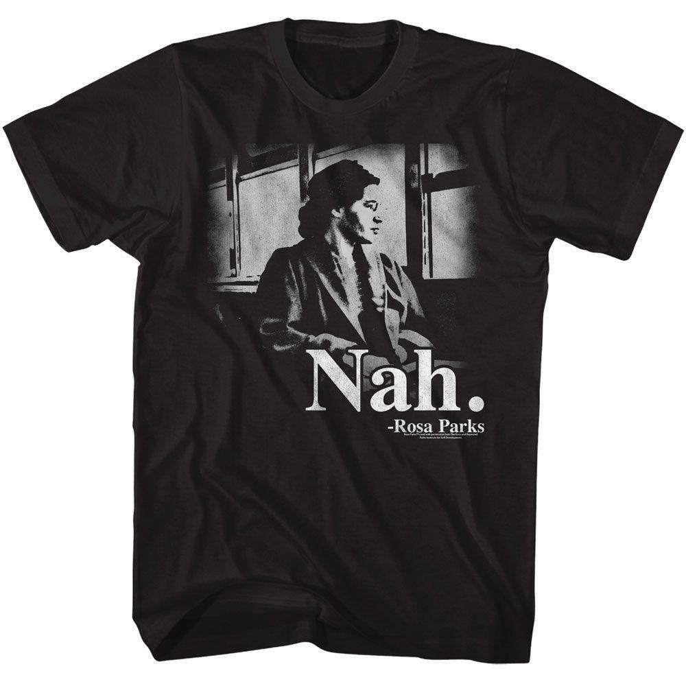 Rosa Parks Nah Black Adult T Shirt